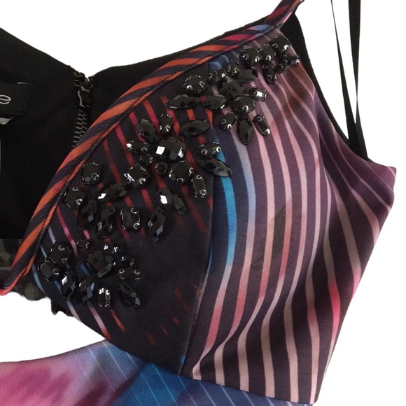 🧨 BeBe halter top with rhinestones 💥 - Picture 4 of 7